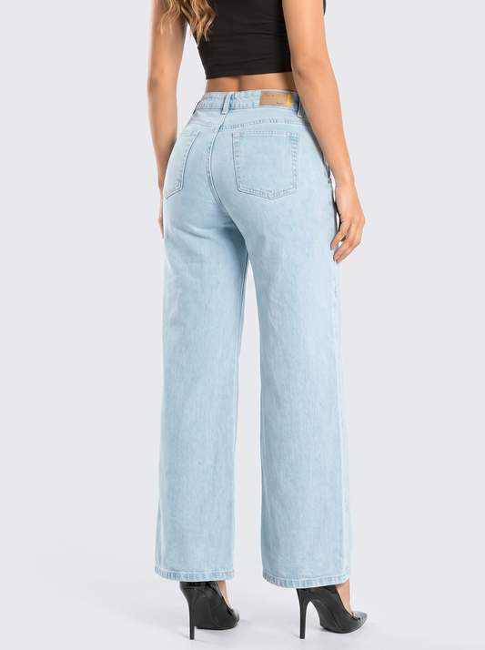 Ref. 95006 Jeans Palazzo Tiro Alto