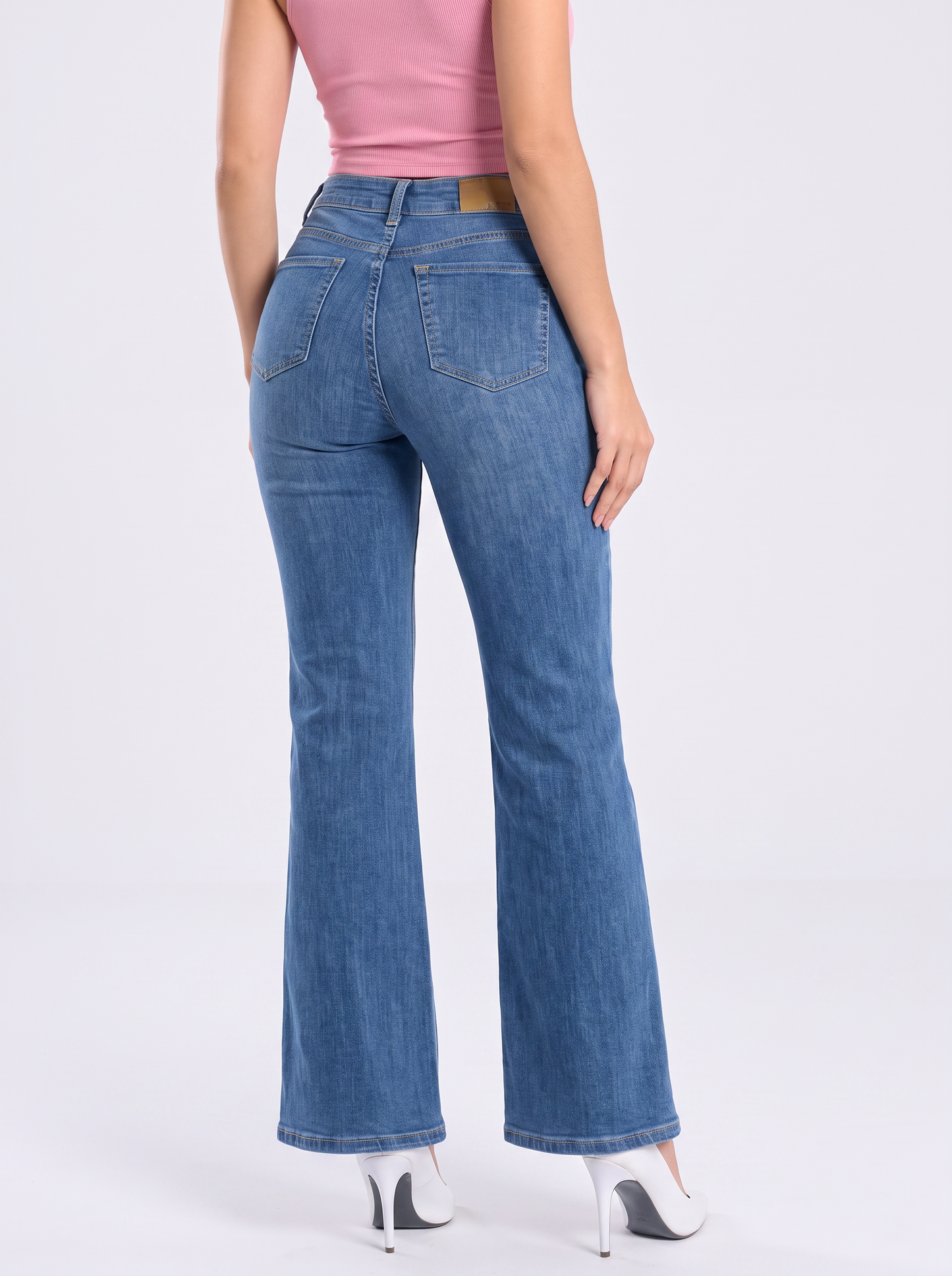 Ref. 95807 Jeans Bota Campana Tiro Alto