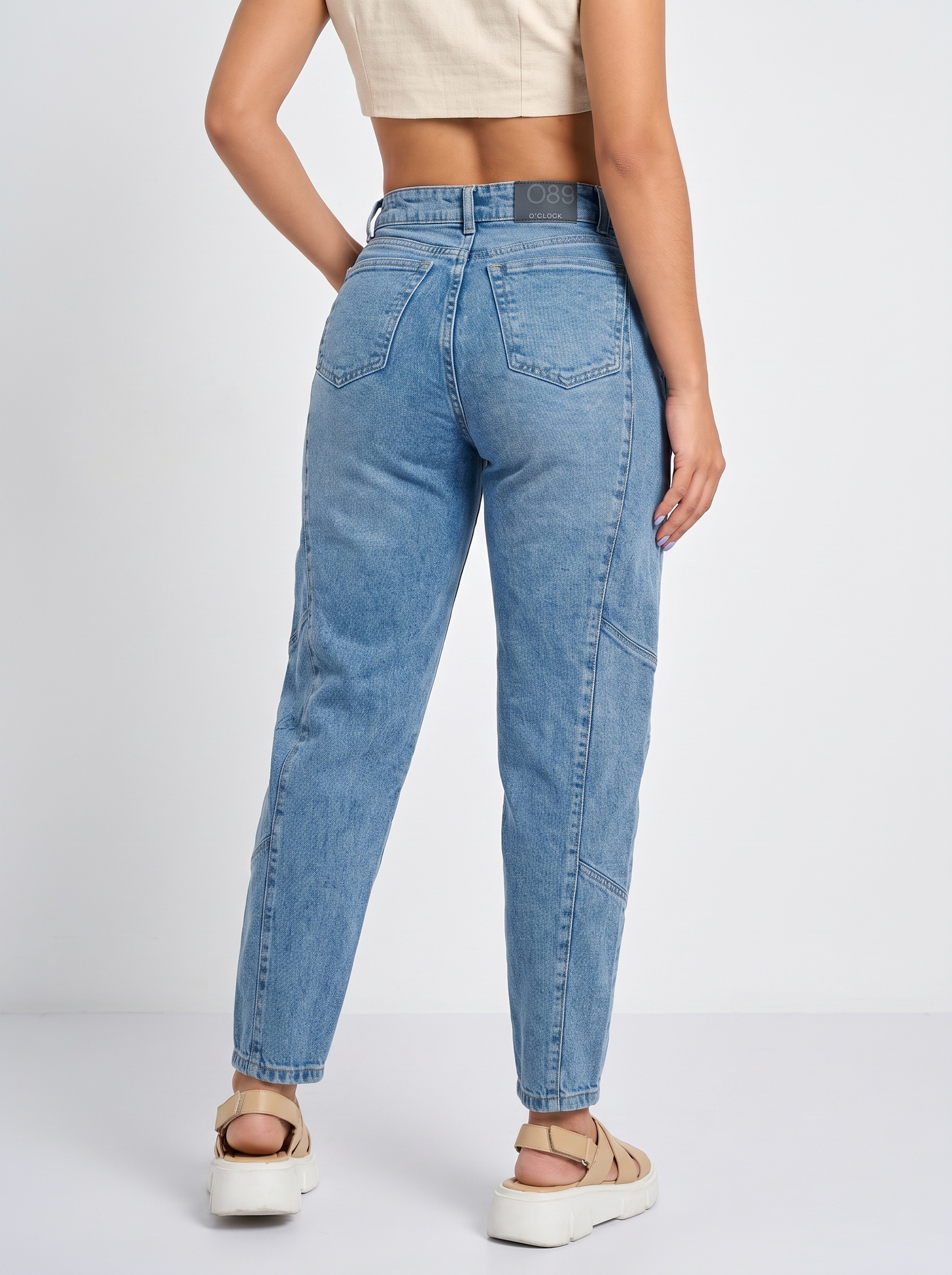 Ref. 65402 Jeans Mom Tiro Alto