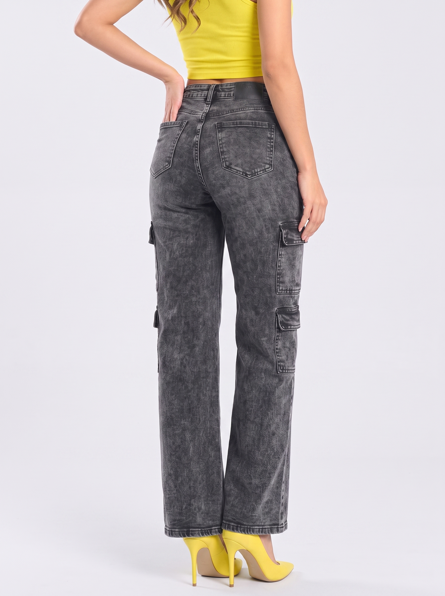 Ref. 65807-1 Jeans Palazzo Tiro Alto