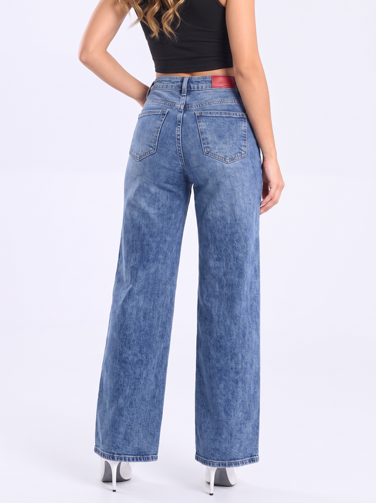 Ref. 95022 Jeans Palazzo Tiro Alto