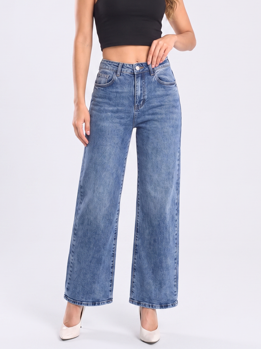 Ref. 95022 Jeans Palazzo Tiro Alto