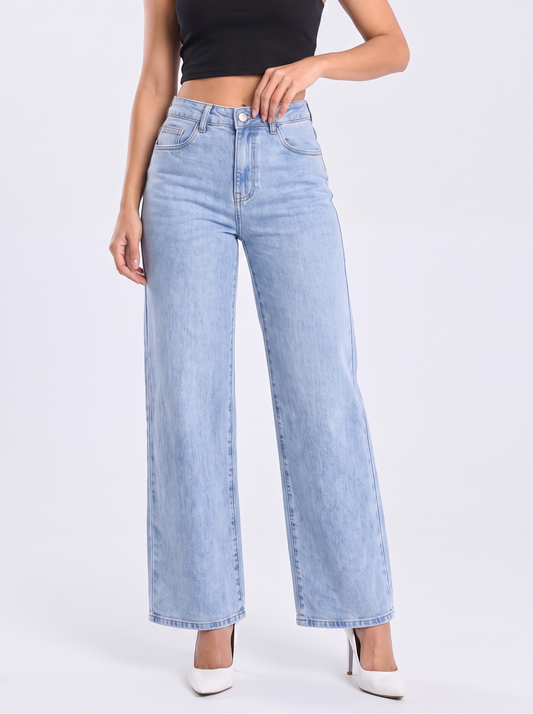 Ref. 95026 Jeans Palazzo Tiro Alto