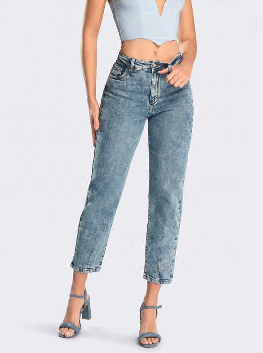 Ref. 95302 Jeans Mom Tiro Alto