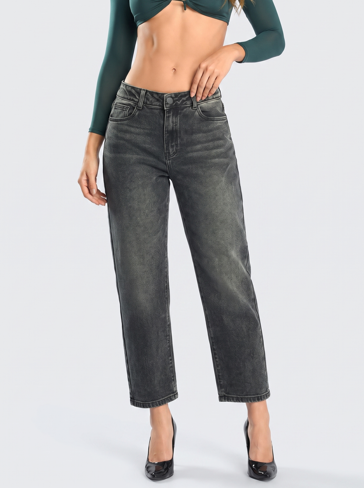 Ref. 95305 Jeans Mom Tiro Alto
