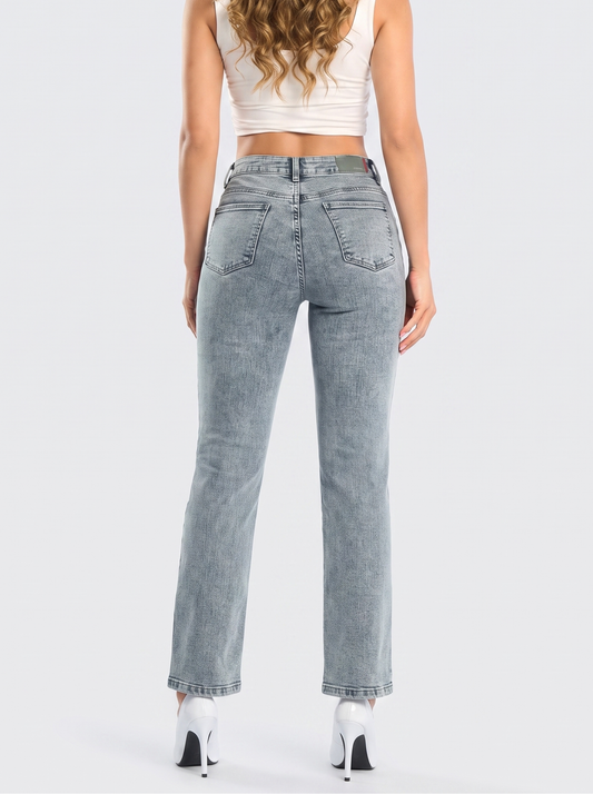 Ref. 95602 Jeans Bota Recta Tiro Alto